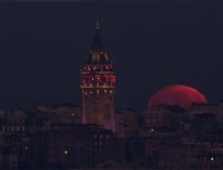 GÖLGELI - Türkiye'den muhteşem kanlı ay manzaraları