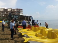 KUMBAĞ - Kumbağ'da Kaçak İşletilen Deniz Bisikletlerine El Konuldu