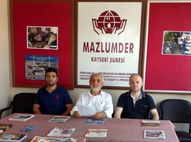 MAZLUMDER Kayseri Şube Başkanı Taş Açıklaması 'Ulus Devlet İlanı İsrail'in Ayıbıdır'
