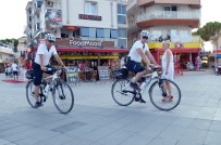MOTORİZE EKİP - Plajlardaki Güvenlik 'Bisikletli Polislere' Emanet