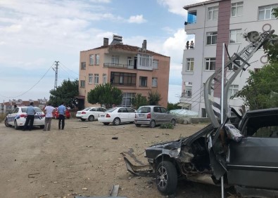 Sinop'ta Trafik Kazası Açıklaması 1 Yaralı