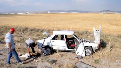 Aksaray'da Otomobil Şarampole Devrildi Açıklaması 7 Yaralı