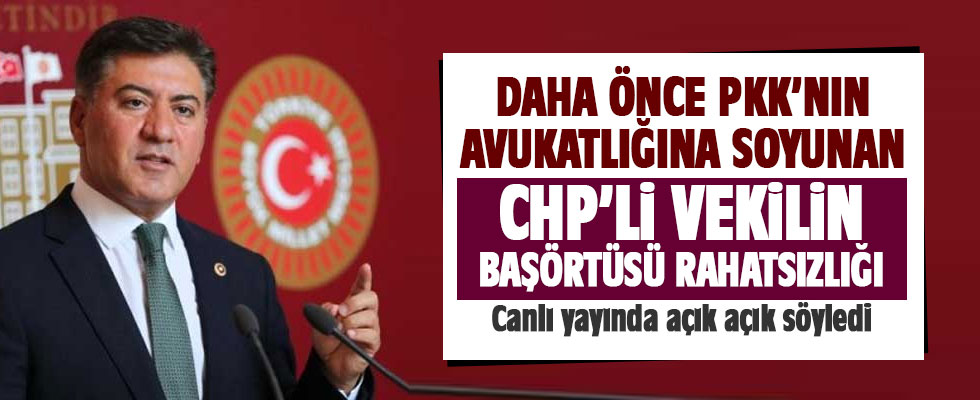 CHP'li vekil Murat Emir'in başörtüsü rahatsızlığı