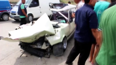 Adana'da Trafik Kazası Açıklaması 5 Yaralı