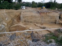 BIZANS - Haydarpaşa'da Rayların Altından Çıkan Tarihi Kalıntılar Havadan Görüntülendi