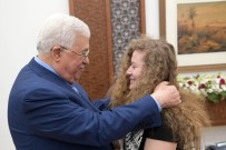 AHED TAMİMİ - Serbest Kalan Filistin'in Cesur Kızı Tamimi, Mahmud Abbas İle Görüştü