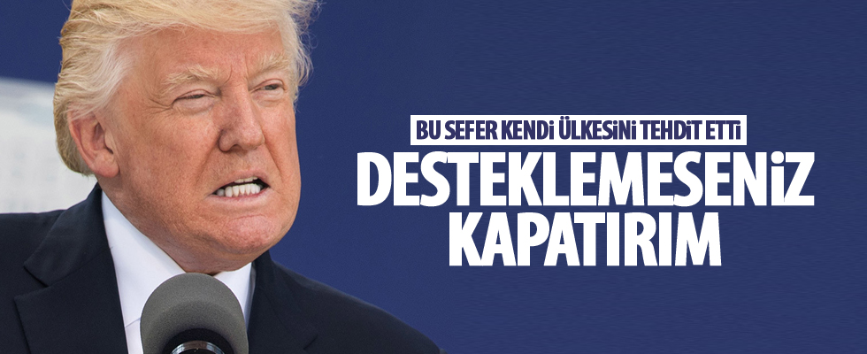 Trump'tan Demokrat Partili vekillere tehdit