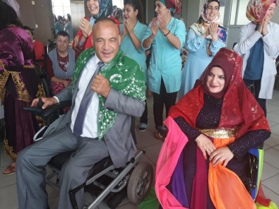 Yozgat'ta Bedensel Engelli Çift Dünya Evine Girdi