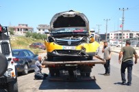 TİCARİ TAKSİ - Sırp Uyrulu Tatilcilerden Korkutan Kaza