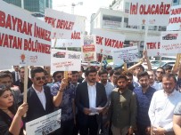 YARGITAY CUMHURİYET BAŞSAVCILIĞI - AK Parti Ankara İl Gençlik Kolları, Yargıtay Cumhuriyet Başsavcılığı Önünde Toplandı