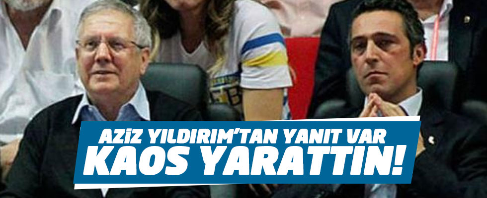 Eski başkan Aziz Yıldırım'dan Fenerbahçe Başkanı Ali Koç'a yanıt!.