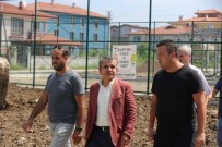 FUTBOL SAHASI - Başkan Yardımcısı Özüm, Çalışmaları İnceledi