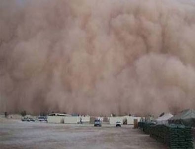 Konya'da şiddetli kum fırtınası