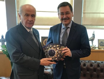 Melih Gökçek'ten Bahçeli'ye ziyaret