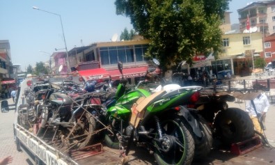 Sason'da 23 Motosiklete El Konuldu