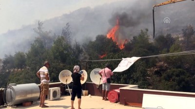 GÜNCELLEME - Bodrum'da Otluk Ve Makilik Alanda Yangın