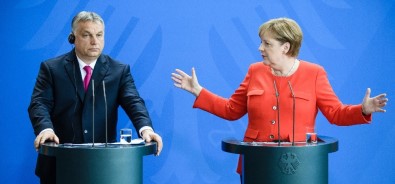Merkel, Macaristan Başbakanı Orban İle Bir Araya Geldi