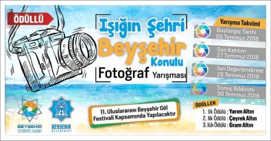 Beyşehir'de 'Işığın Şehri Beyşehir' Konulu Fotoğraf Yarışması