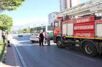 Kayseri'de Kaza Açıklaması 2 Yaralı