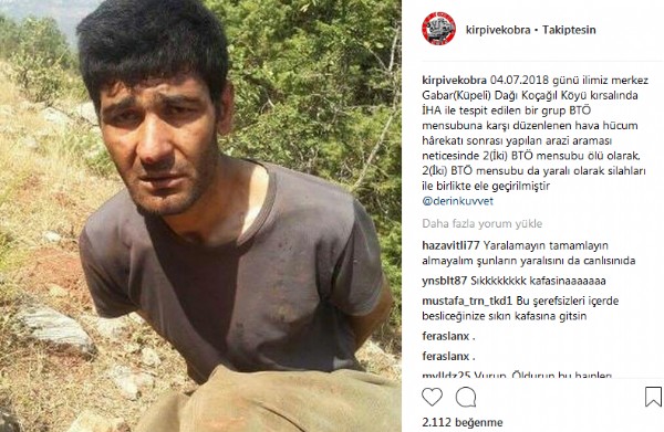 Teröriste bayrağı öptürdüler
