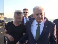 Başbakan Yıldırım, köprüdeki intiharı önledi