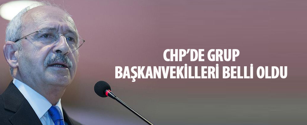 CHP'de Meclis Grup Başkanvekilleri belli oldu