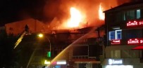 Konya'da Kafede Korkutan Yangın