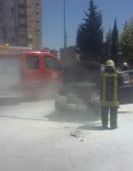 MESLEK LİSESİ - Seyir Halindeki Otomobil Alev Aldı