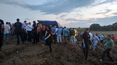 Tekirdağ'da Tren Kazası Açıklaması 10 Ölü, 73 Yaralı