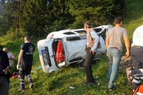 Trabzon'da Otomobil Şarampole Yuvarlandı Açıklaması 1 Ölü, 3 Yaralı