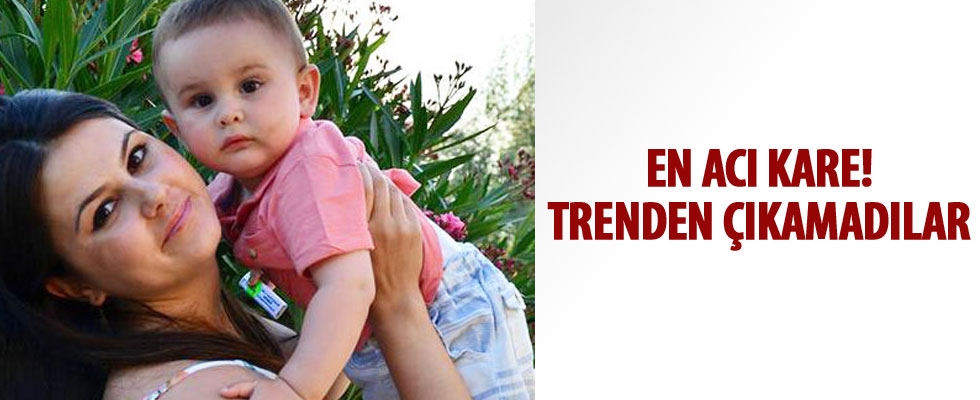 10 aylık bebeği ile birlikte trende hayatını kaybetti