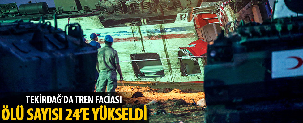 Başbakan Yardımcısı Akdağ: Tekirdağ'daki tren kazasında 24 vatandaşımız yaşamını yitirdi