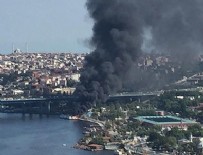 HALIÇ - Haliç'te 3 teknede yangın çıktı