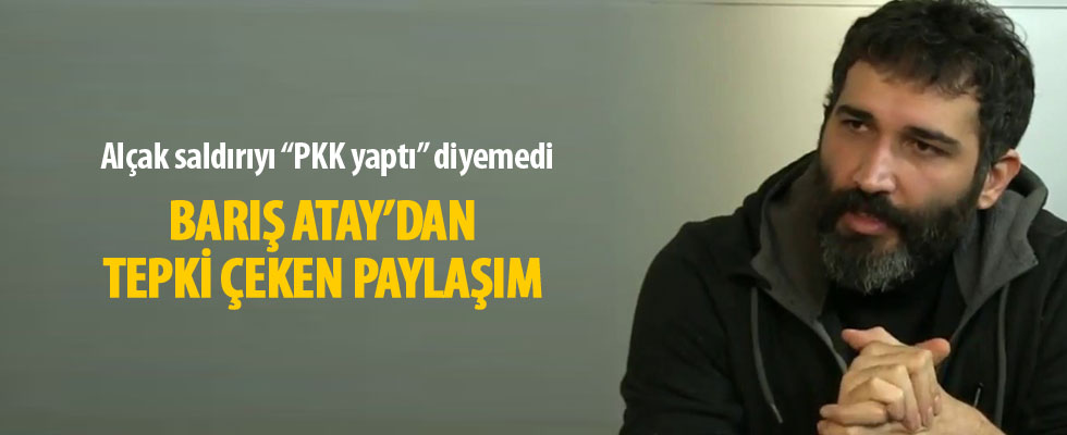 Barış Atay'dan skandal paylaşım!