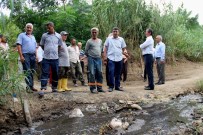 SU ŞEBEKESİ - Hatay'da Vatandaşların Dereye Akan Kanalizasyon Lağım Suyu Tepkisi
