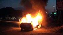 Silivri'de Otomobil Yangını