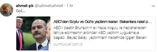 Ahmet Şık'tan küstah tweet