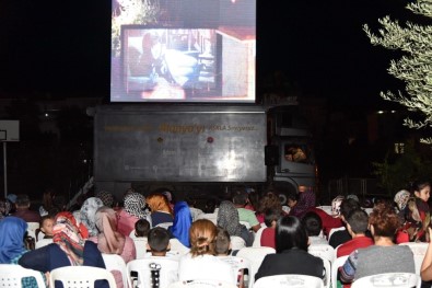 Alanya'da Gezici Açık Hava Sineması Gösterime Başladı