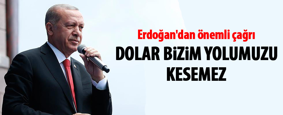 Erdoğan: Yastık altında doları, altını olan bozdursun