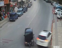 Denizli'de Yaşanan Trafik Kazaları Kamerada