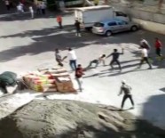 İnşaat İşçileri İle Esnafın Kavgası Kamerada