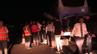 Şanlıurfa'da Yolcu Otobüsünde Yangın Paniği