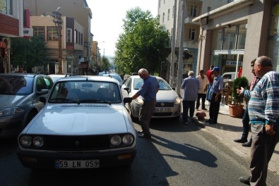 Tekirdağ'da Mahalle Muhtarı Kaza Geçirdi