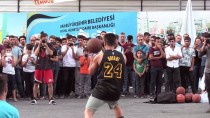 Van'da Akrobatik Basketbol Gösterisi