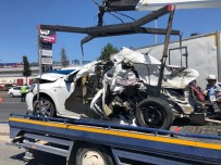 Başkent'te 6 Araç Birbirine Girdi Açıklaması 3 Yaralı