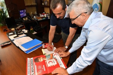 Başkan Çetin'den Türk Kızılay'ına Kurban Bağışı