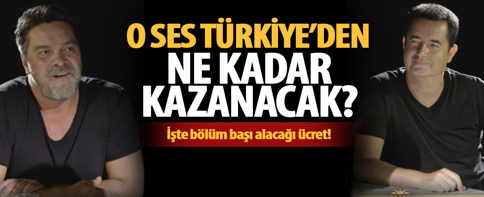 Beyaz O Ses Türkiye'den bölüm başı ne kadar alacak?