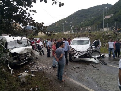 Giresun'da Trafik Kazası Açıklaması 1 Ölü, 3 Yaralı