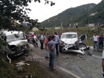 Giresun'da Trafik Kazası Açıklaması 1 Ölü, 3 Yaralı