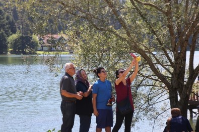 Gölcük Tabiat Parkı'nda Hafta Sonu Yoğunluğu